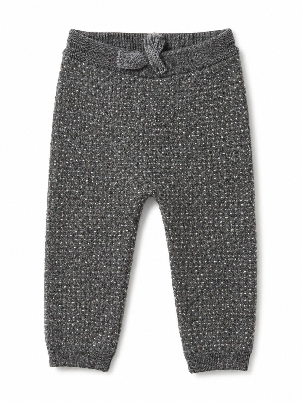 H&M Dark Gray Knit Kids Pants with Drawstring